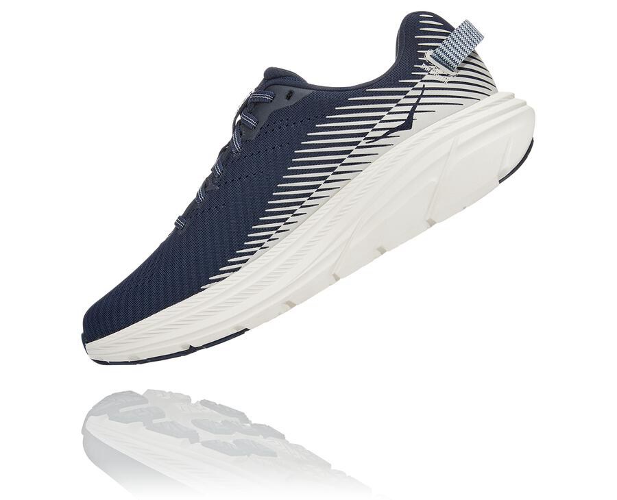 Hoka One One Running Shoes Mens Navy/White - Rincon 2 - 41283BKEN